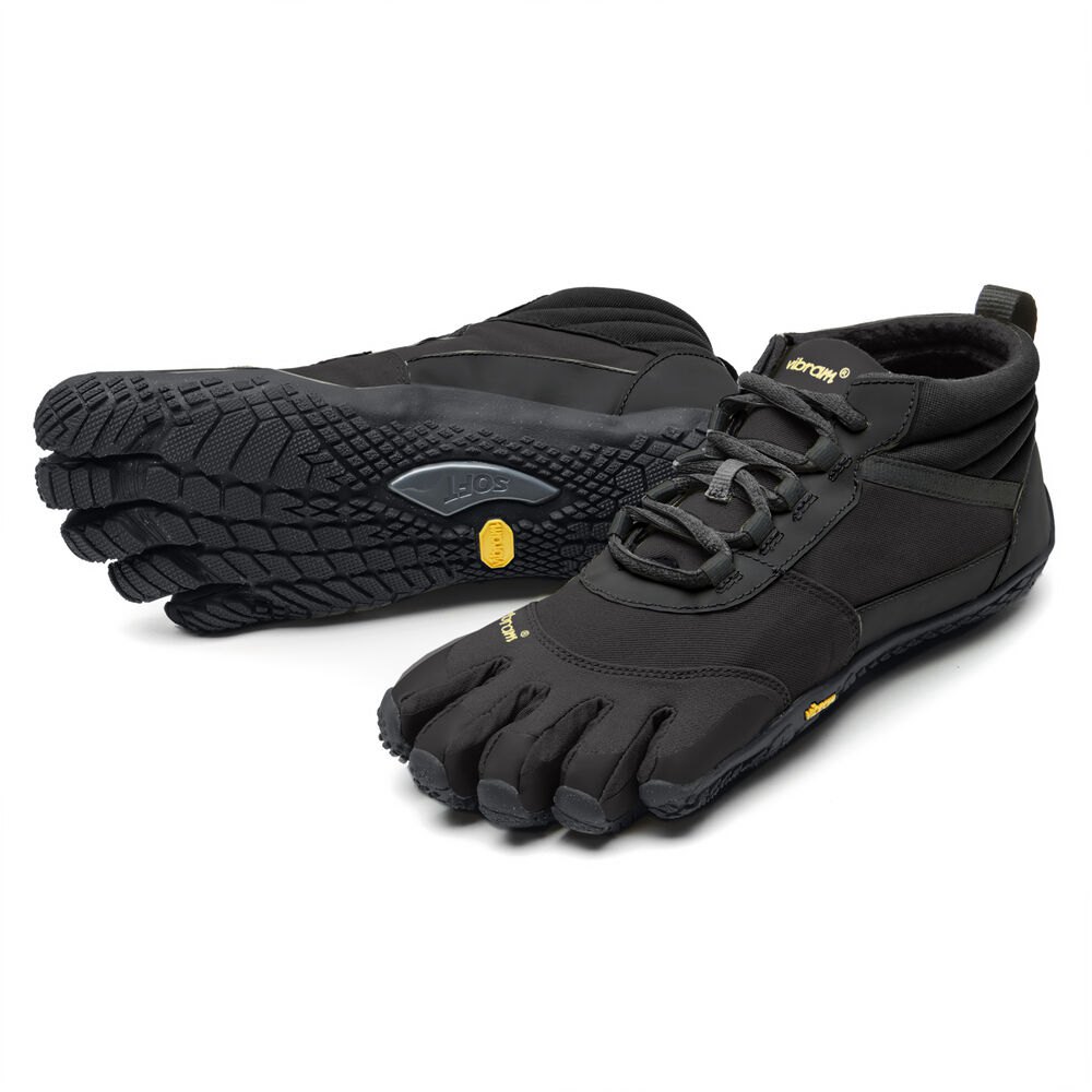 Vibram Five Fingers Womens V-Trek Insulated - Running Shoes Black - WPA024731